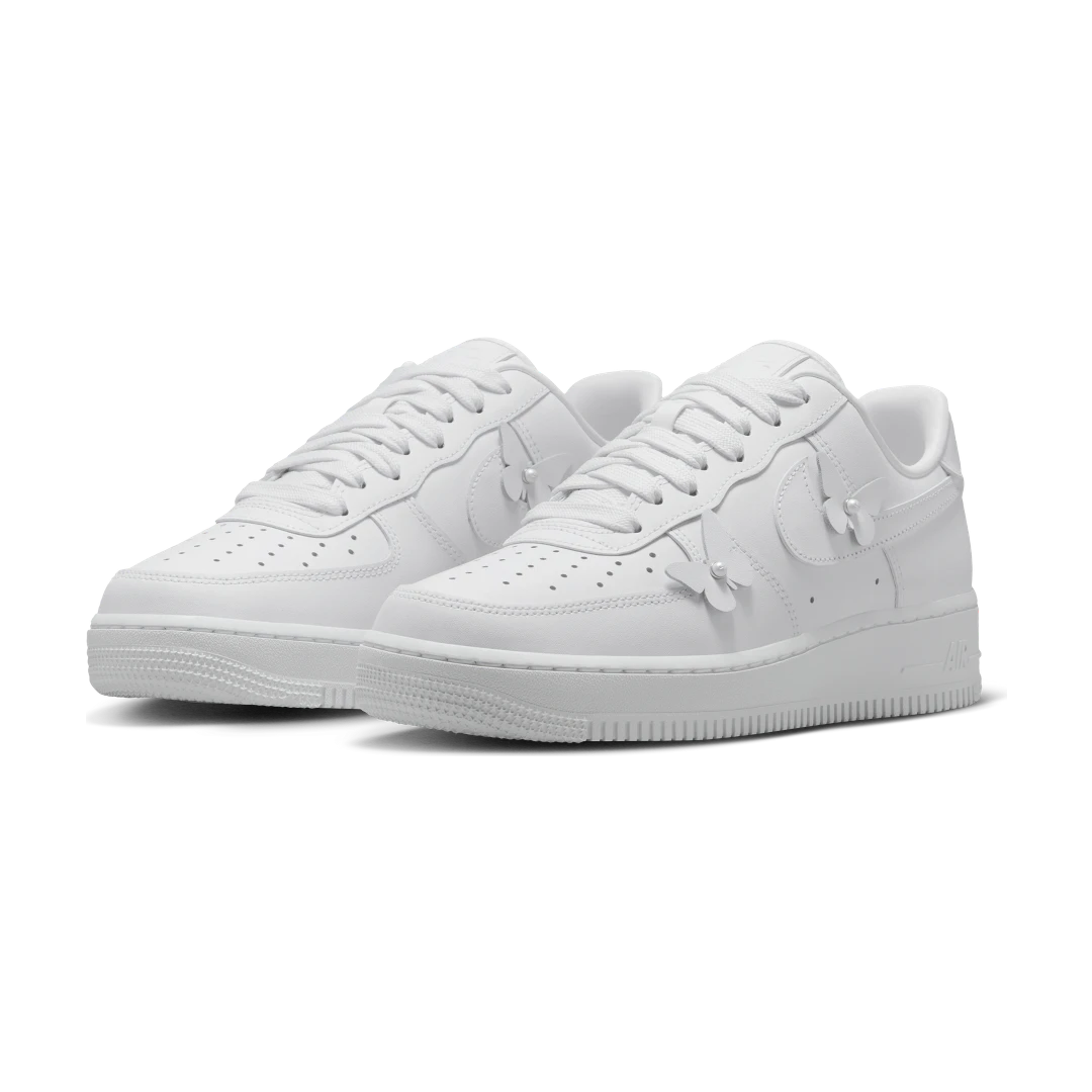 Overkicks - Nike Air Force 1 Low Butterfly White (IH4480-100) - vista trasera