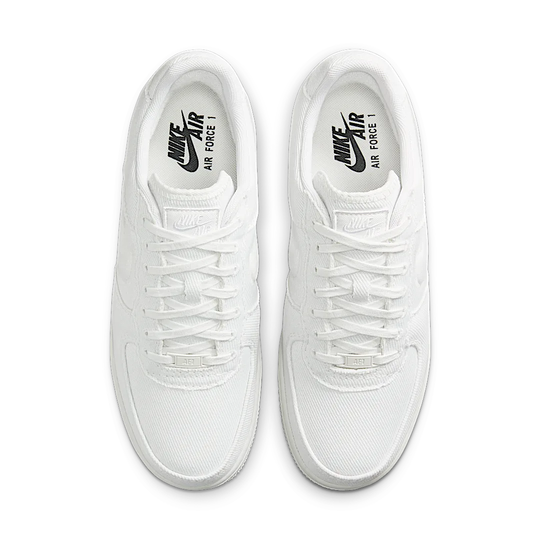 Overkicks - Nike Air Force 1 Low Canvas Summit White Light Orewood Brown (HV1204-100) - par completo