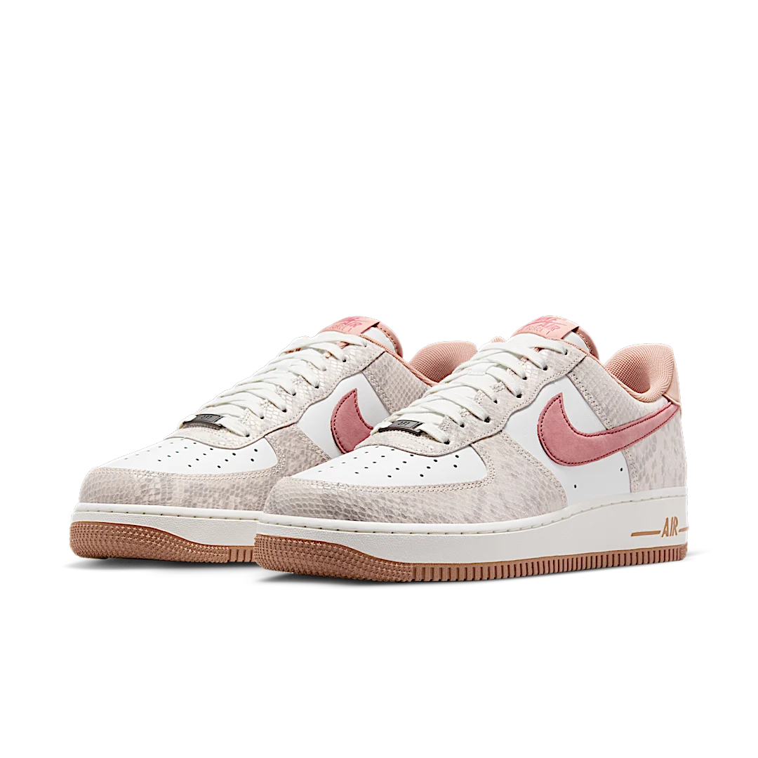 Overkicks - Nike Air Force 1 Low Canyon Rust Snakeskin (HF2898-100) - vista trasera