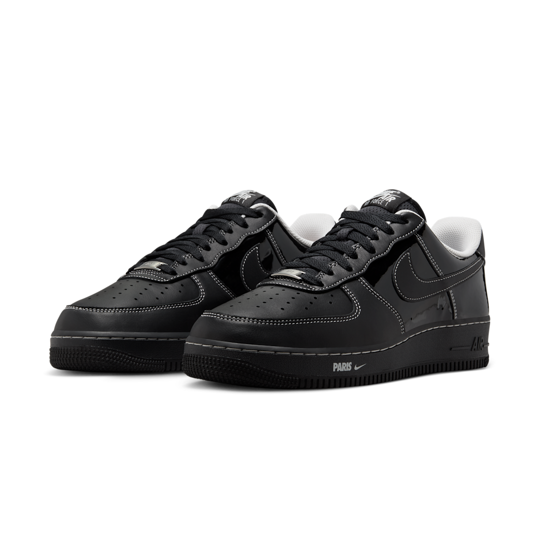 Overkicks - Nike Air Force 1 Low City Pack Paris Patent (HV6226-001) - vista trasera