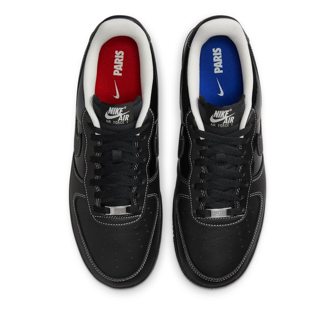 Overkicks - Nike Air Force 1 Low City Pack Paris Patent (HV6226-001) - par completo