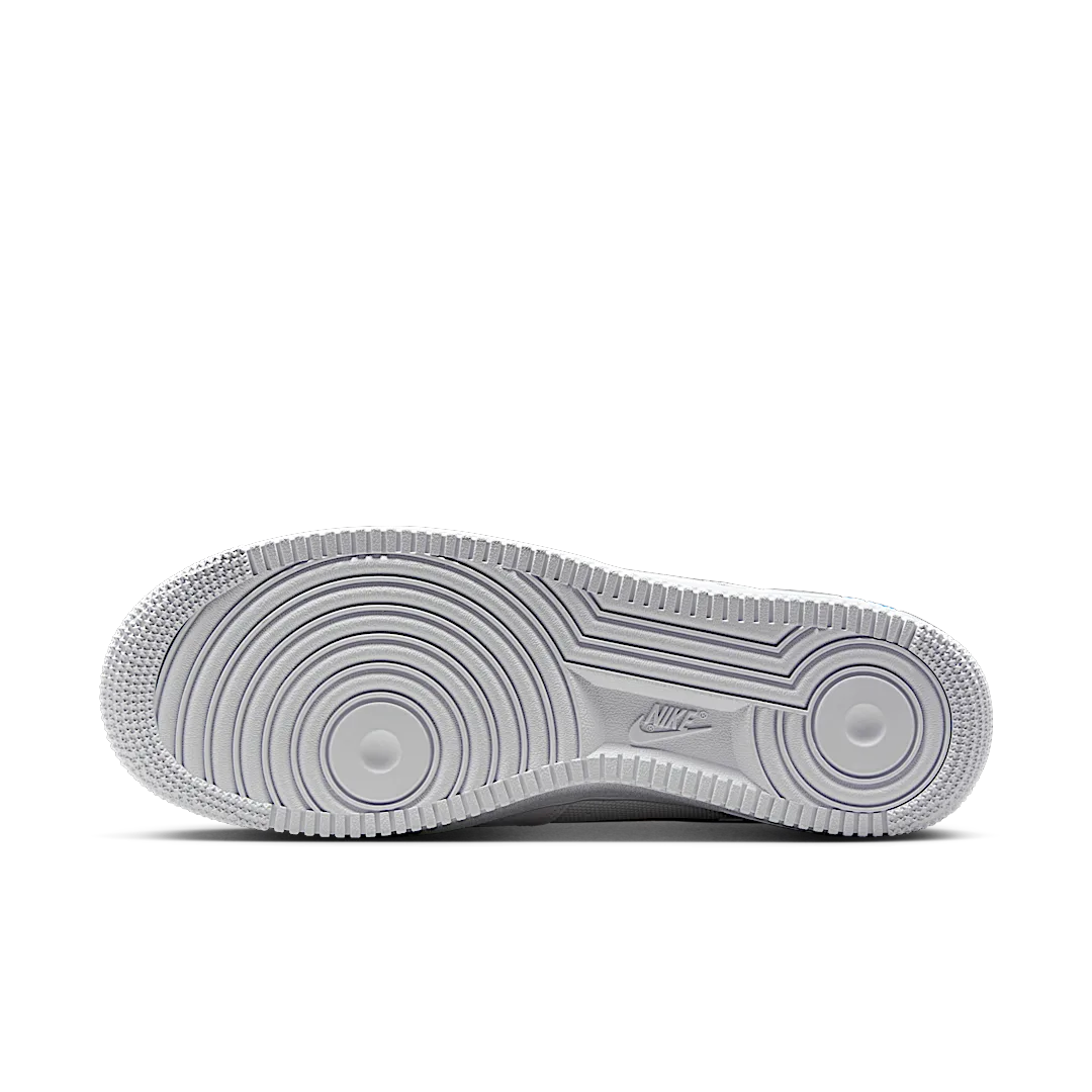 Overkicks - Nike Air Force 1 Low Cool Grey Photo Blue (IB7677-100) - detalle suela
