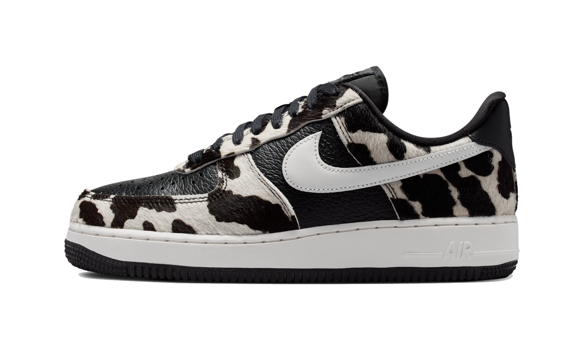 Overkicks - Nike Air Force 1 Low Cow Print Black (IO0442-001) - vista lateral
