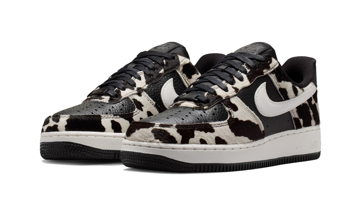 Overkicks - Nike Air Force 1 Low Cow Print Black (IO0442-001) - vista trasera