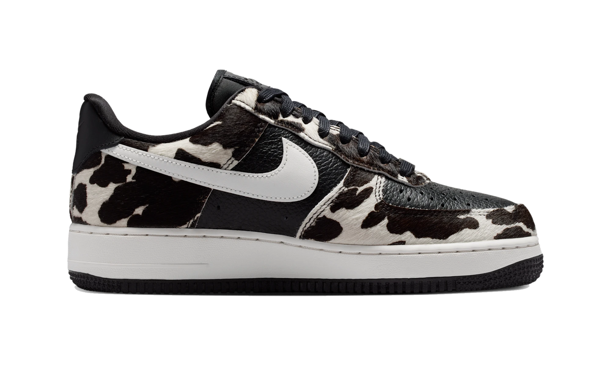 Overkicks - Nike Air Force 1 Low Cow Print Black (IO0442-001) - detalle suela