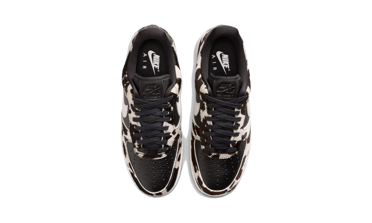 Overkicks - Nike Air Force 1 Low Cow Print Black (IO0442-001) - vista superior