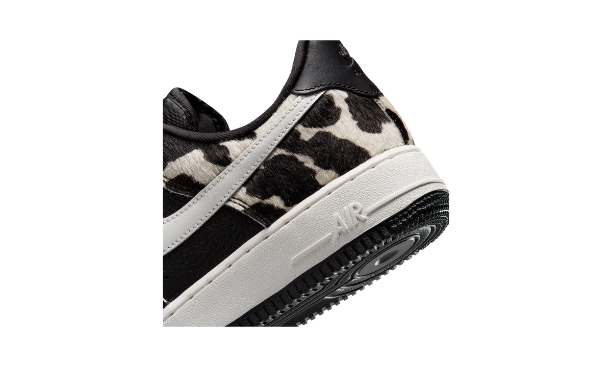 Overkicks - Nike Air Force 1 Low Cow Print Black (IO0442-001) - detalle