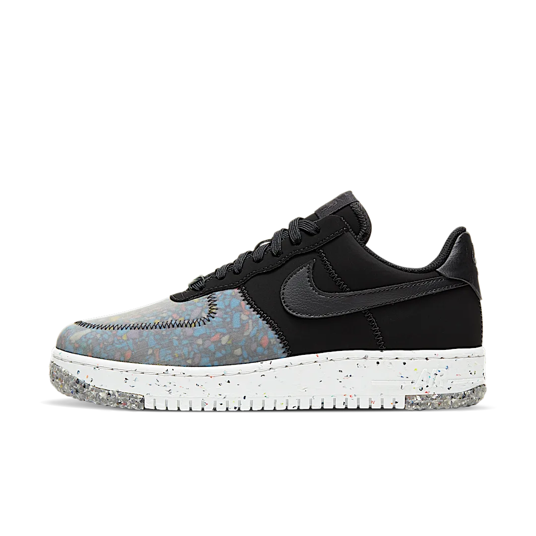 Overkicks - Nike Air Force 1 Low Crater Black Photon Dust (CT1986-002) - vista lateral