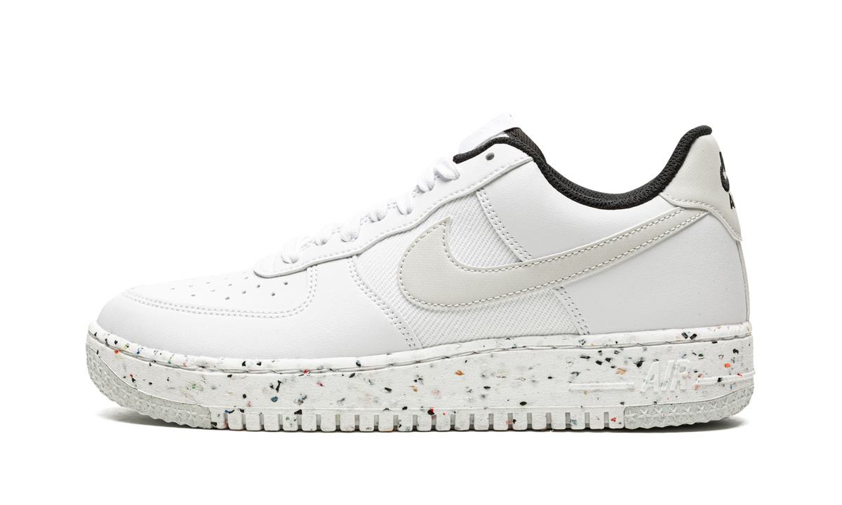 Overkicks - Nike Air Force 1 Low Crater Next Nature White Speckled Sole (DH8083-100) - vista lateral