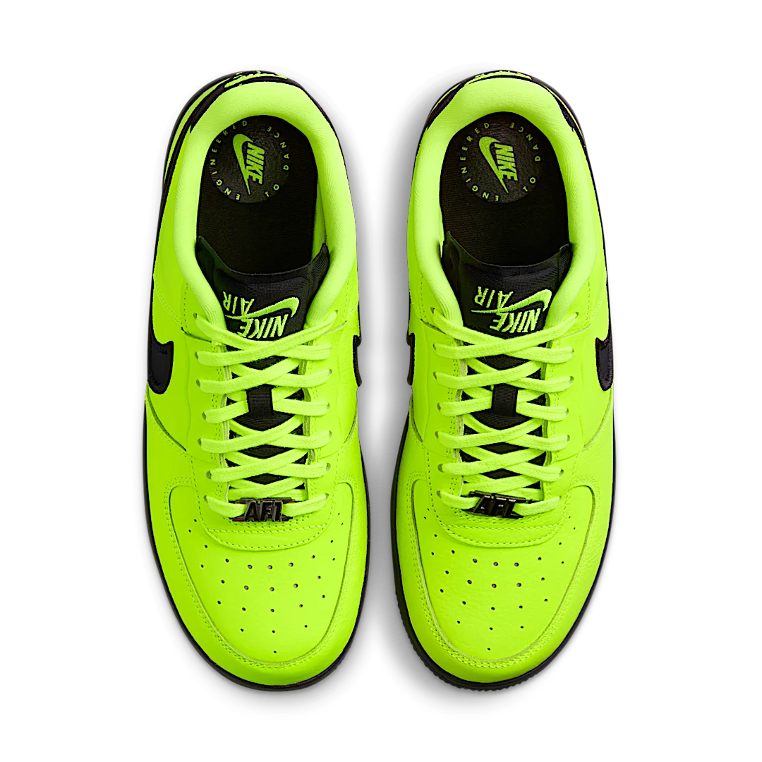 Overkicks - Nike Air Force 1 Low Dance Volt Gunmetal Black (FJ7409-700) - par completo