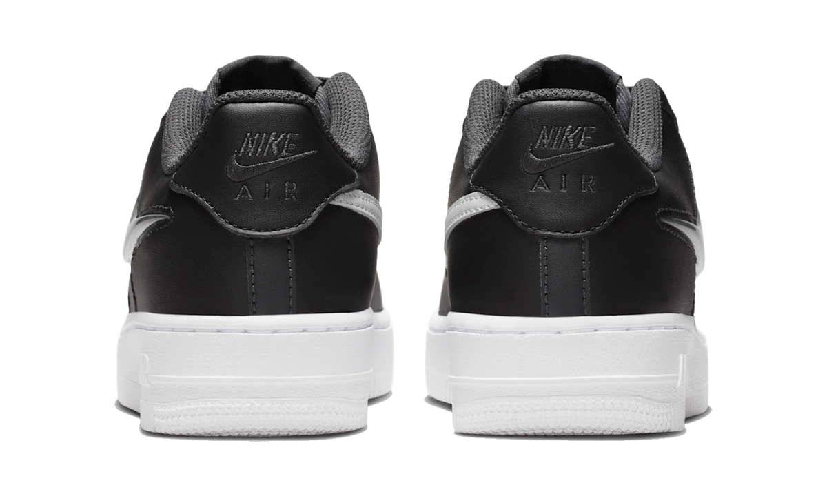 Overkicks - Nike Air Force 1 Low Dark Smoke Grey Black White (IR0595-002) - detalle talón