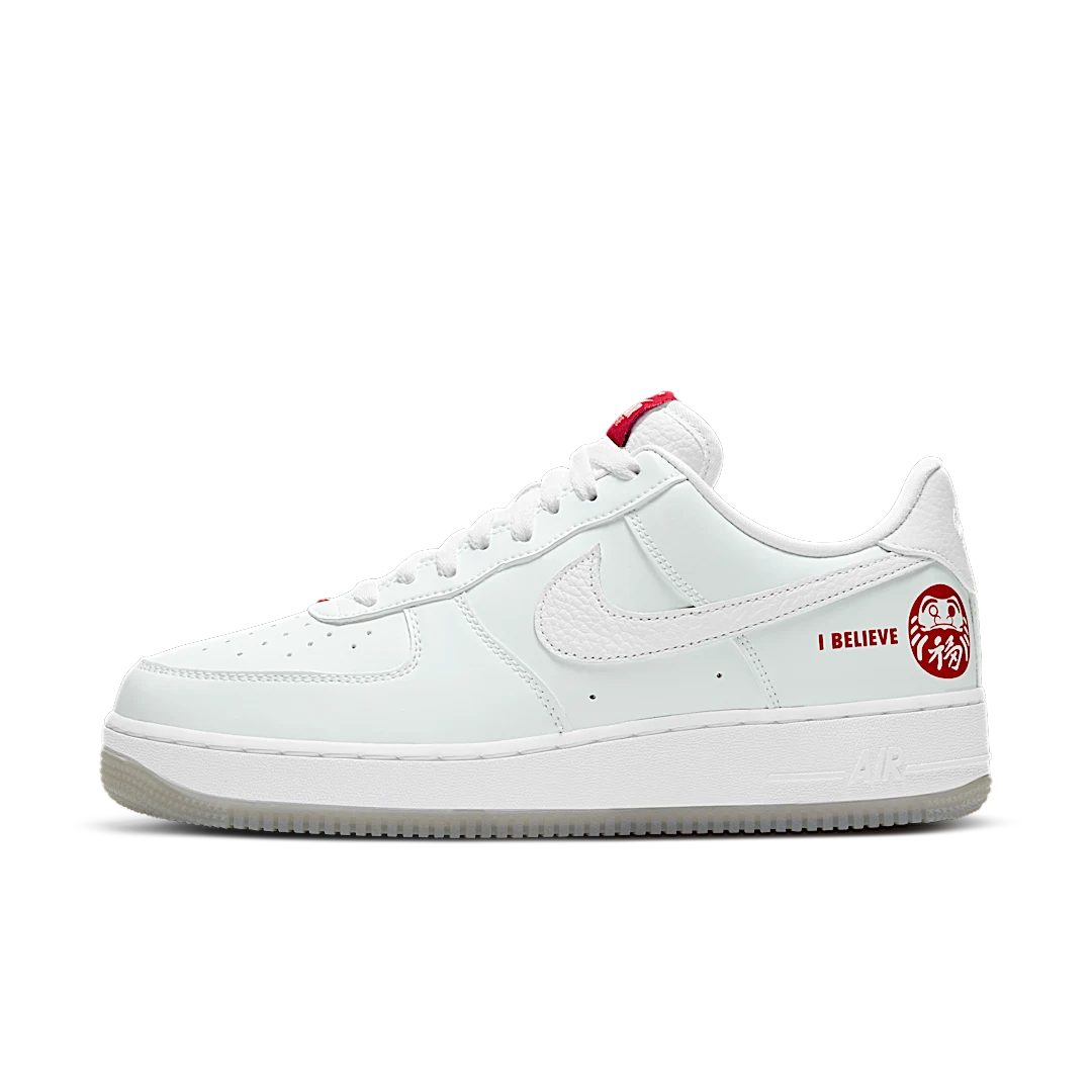 Overkicks - Nike Air Force 1 Low Daruma I Believe (DD9941-100) - vista lateral