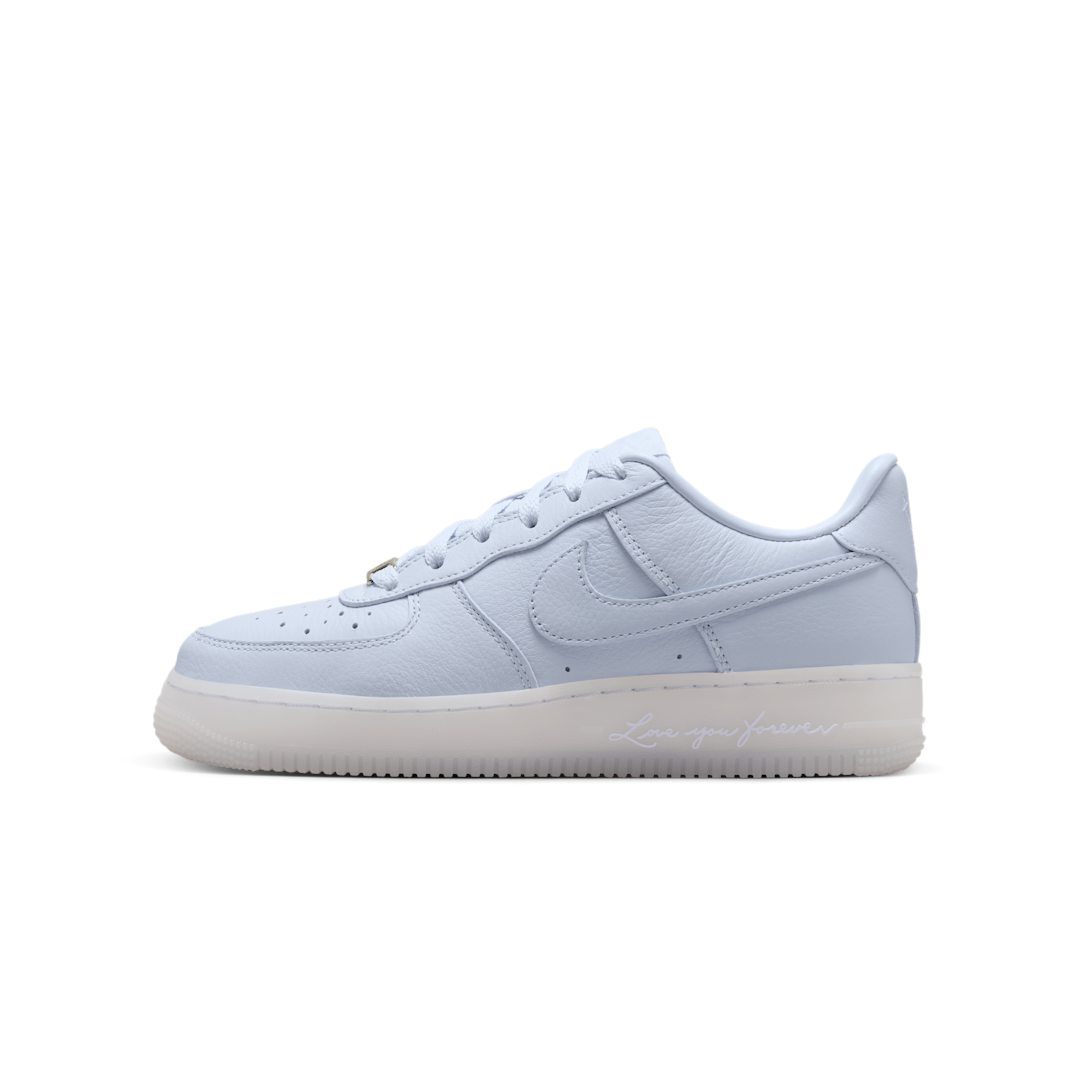 Overkicks - Nike Air Force 1 Low Drake NOCTA Certified Lover Boy Palest Purple (GS) (HQ1772-500) - vista lateral