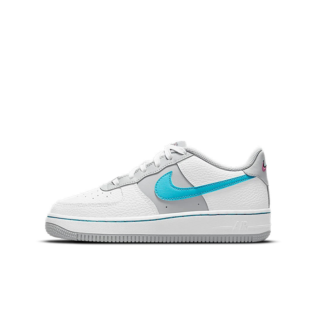Overkicks - Nike Air Force 1 Low EMB NBA 75th Anniversary Fiesta (DJ9993-100) - vista lateral