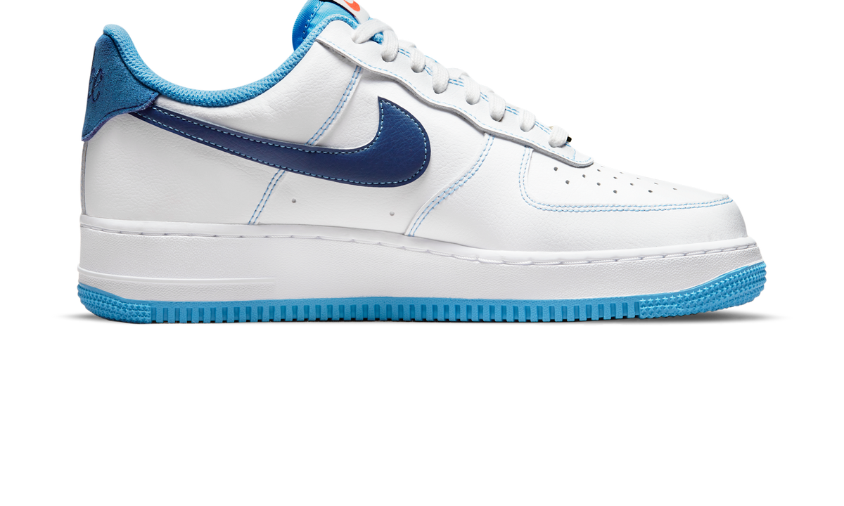Overkicks - Nike Air Force 1 Low First Use White University Blue (DA8478-100) - detalle suela