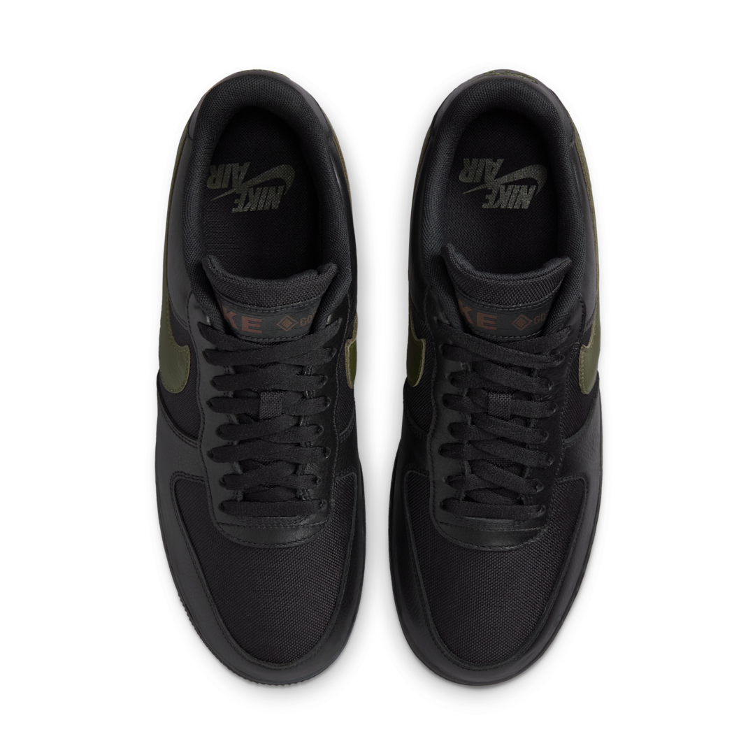 Overkicks - Nike Air Force 1 Low Gore-Tex Black Cargo Khaki (HV3959-010) - par completo