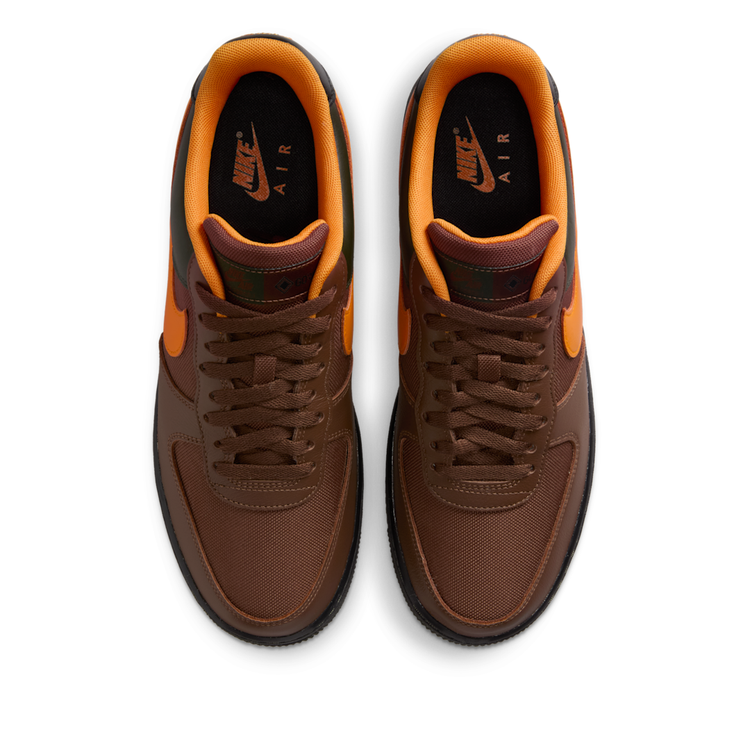 Overkicks - Nike Air Force 1 Low Gore-Tex Brown Bright Ceramic (CK2630-201) - par completo