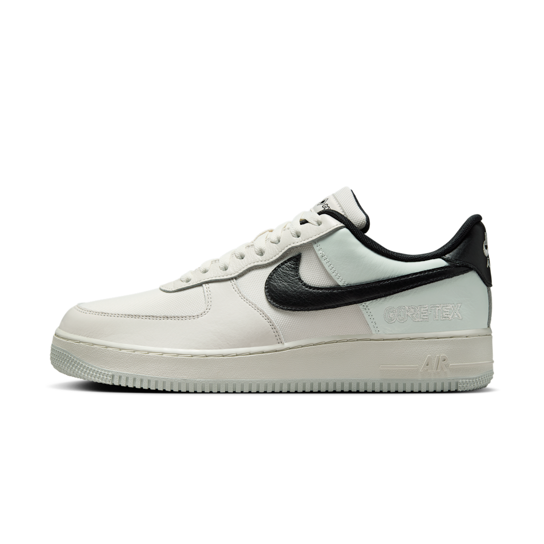 Overkicks - Nike Air Force 1 Low Gore-Tex Phantom Bone Black (CK2630-004) - vista lateral