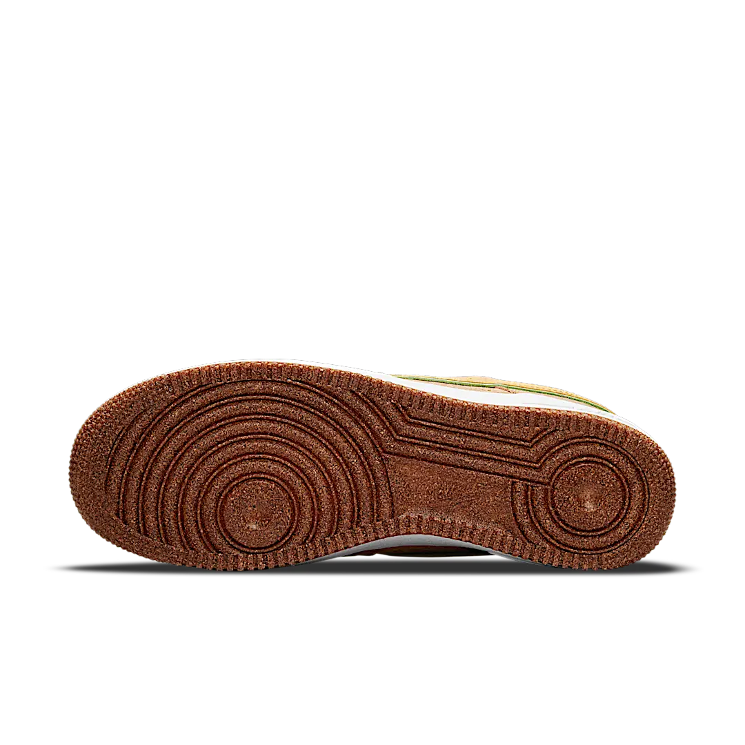 Overkicks - Nike Air Force 1 Low Happy Pineapple (DJ2536-900) - detalle suela