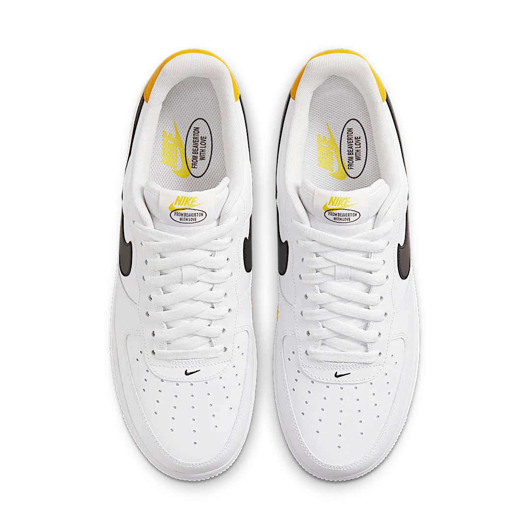 Overkicks - Nike Air Force 1 Low Have a Nike Day White Gold (DM0118-100) - par completo