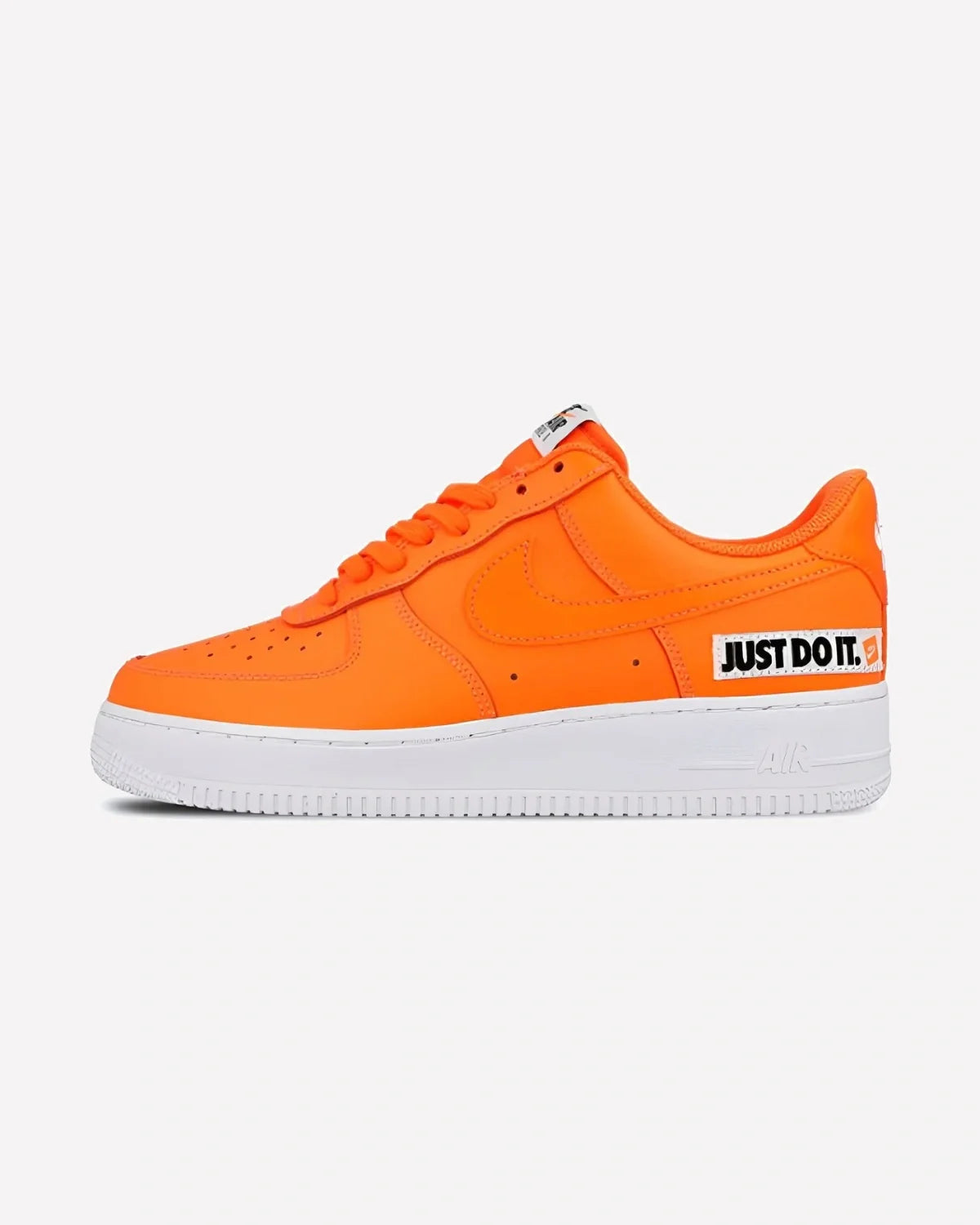 Overkicks - Nike Air Force 1 Low Just Do It Pack Orange (AO6296-800/BQ5360-800) - vista lateral