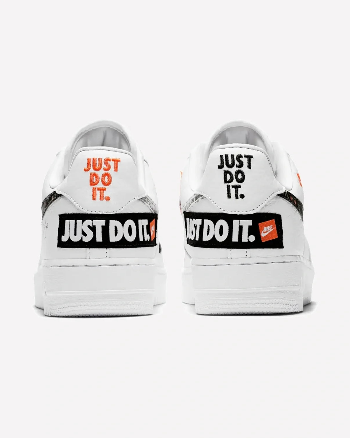 Overkicks - Nike Air Force 1 Low Just Do It Pack White Black (AR7719-100) - imagen 4