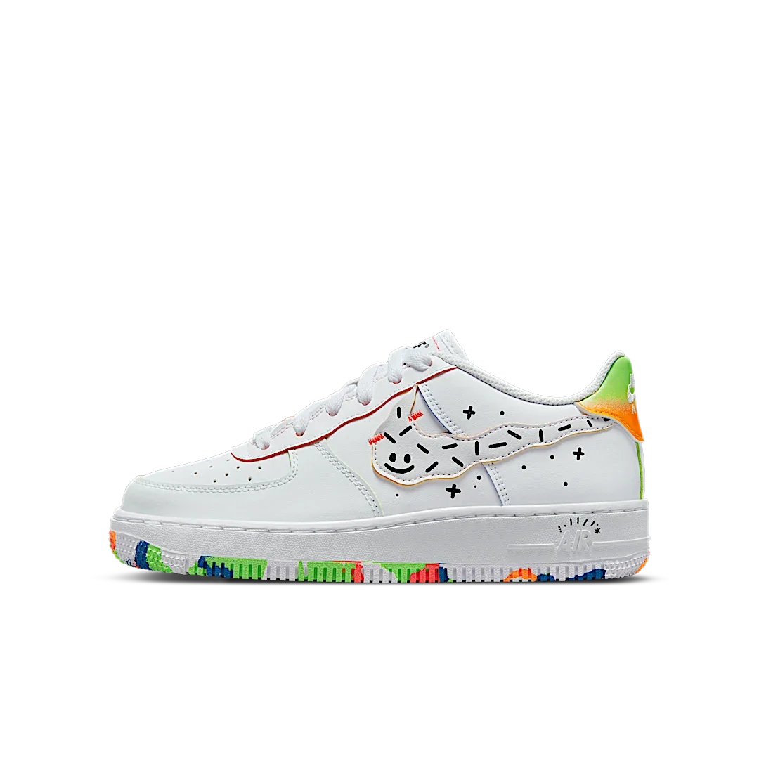 Overkicks - Nike Air Force 1 Low Kids Drawing (GS) (DV1366-111) - vista lateral