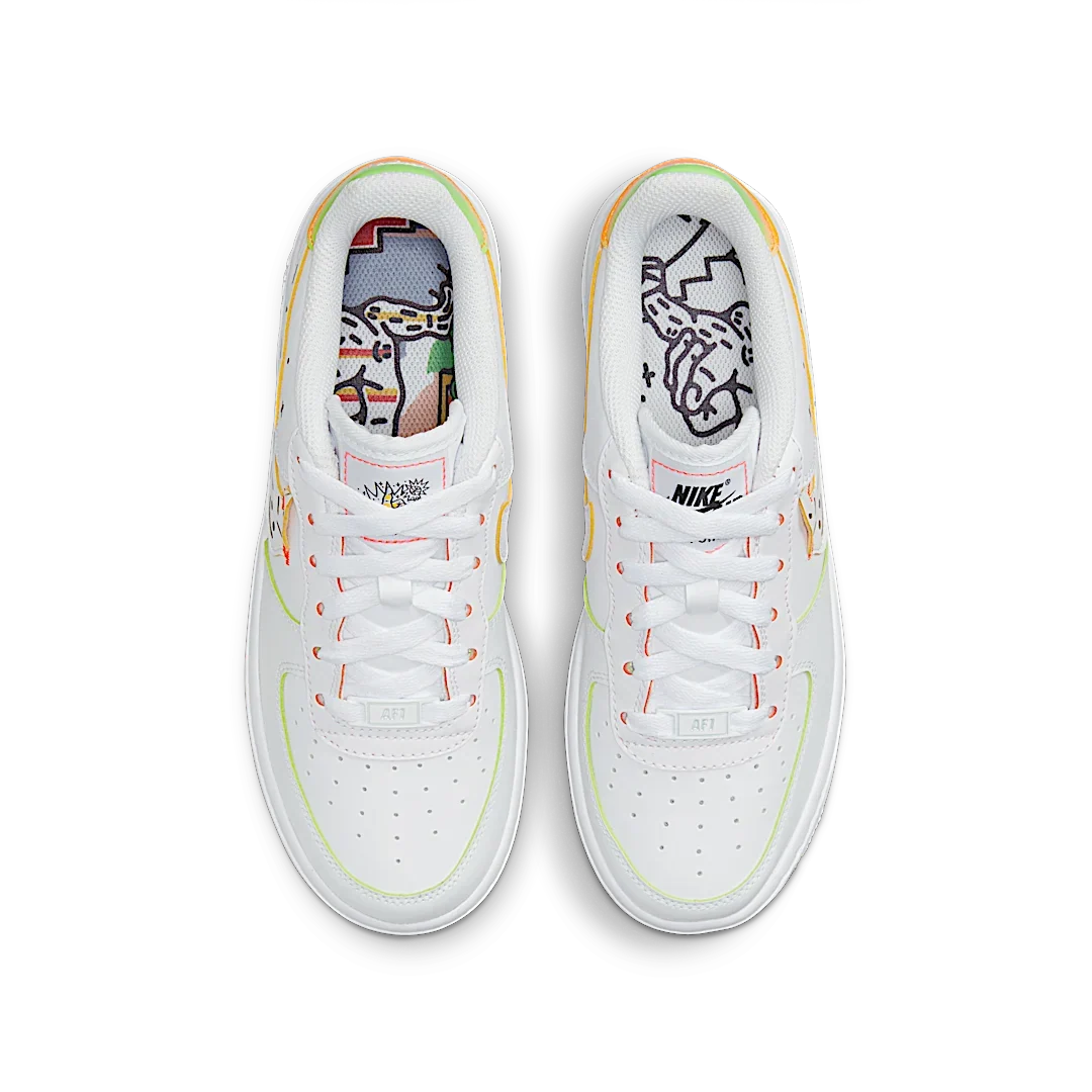 Overkicks - Nike Air Force 1 Low Kids Drawing (GS) (DV1366-111) - imagen 3