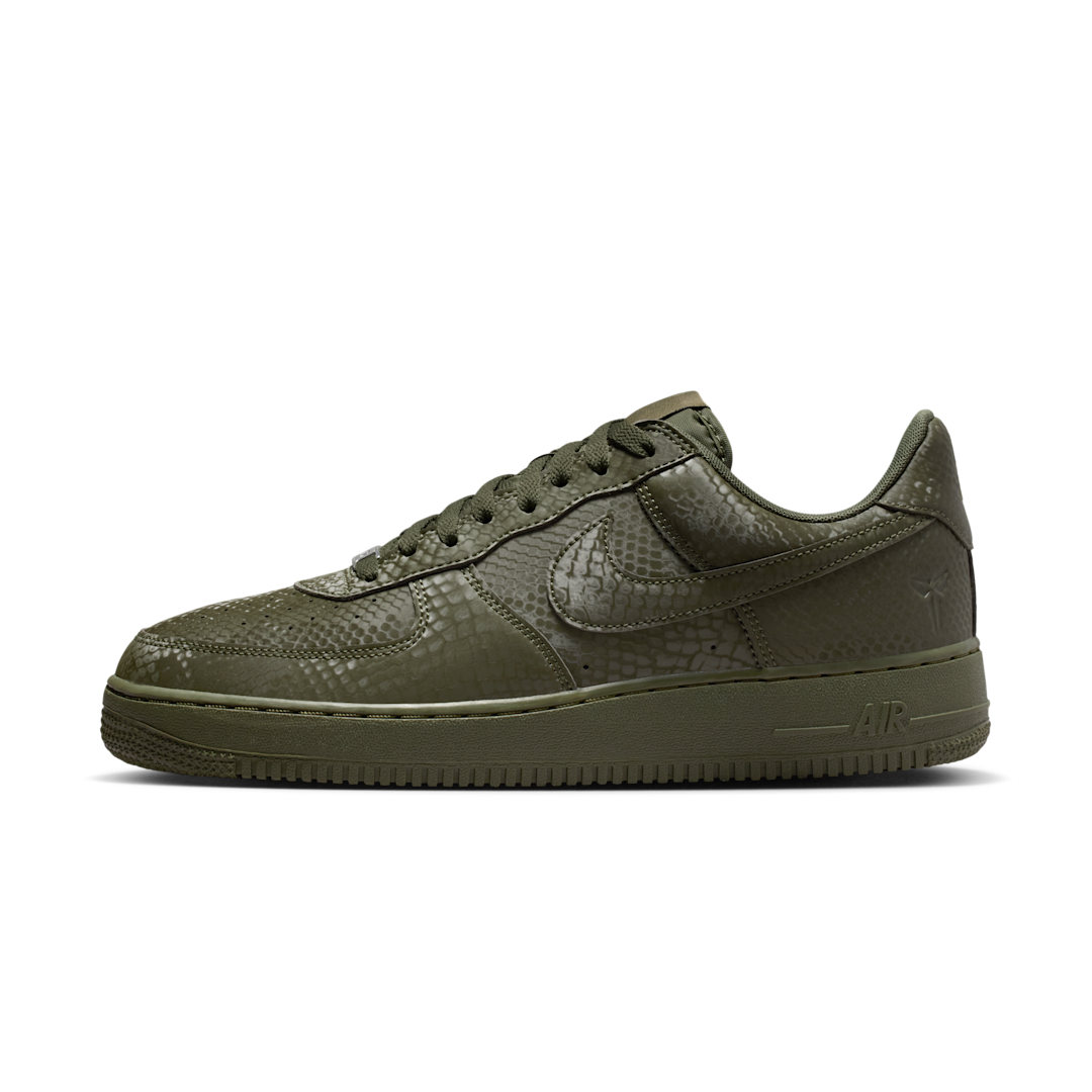 Overkicks - Nike Air Force 1 Low Kobe Bryant Forever Cargo Khaki (IB0018-301) - vista lateral