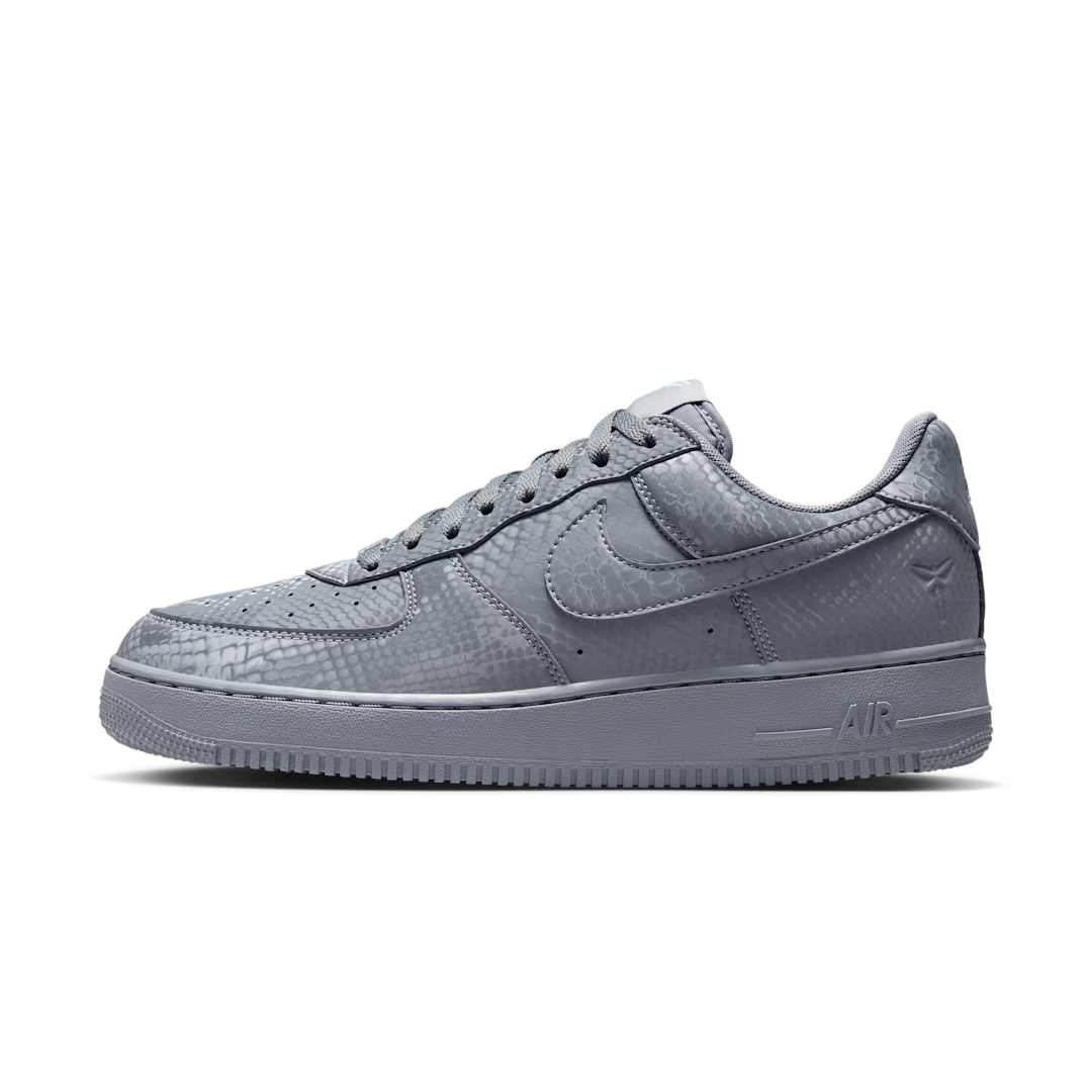 Overkicks - Nike Air Force 1 Low Kobe Bryant Forever Cool Grey (IB0018-004) - vista lateral
