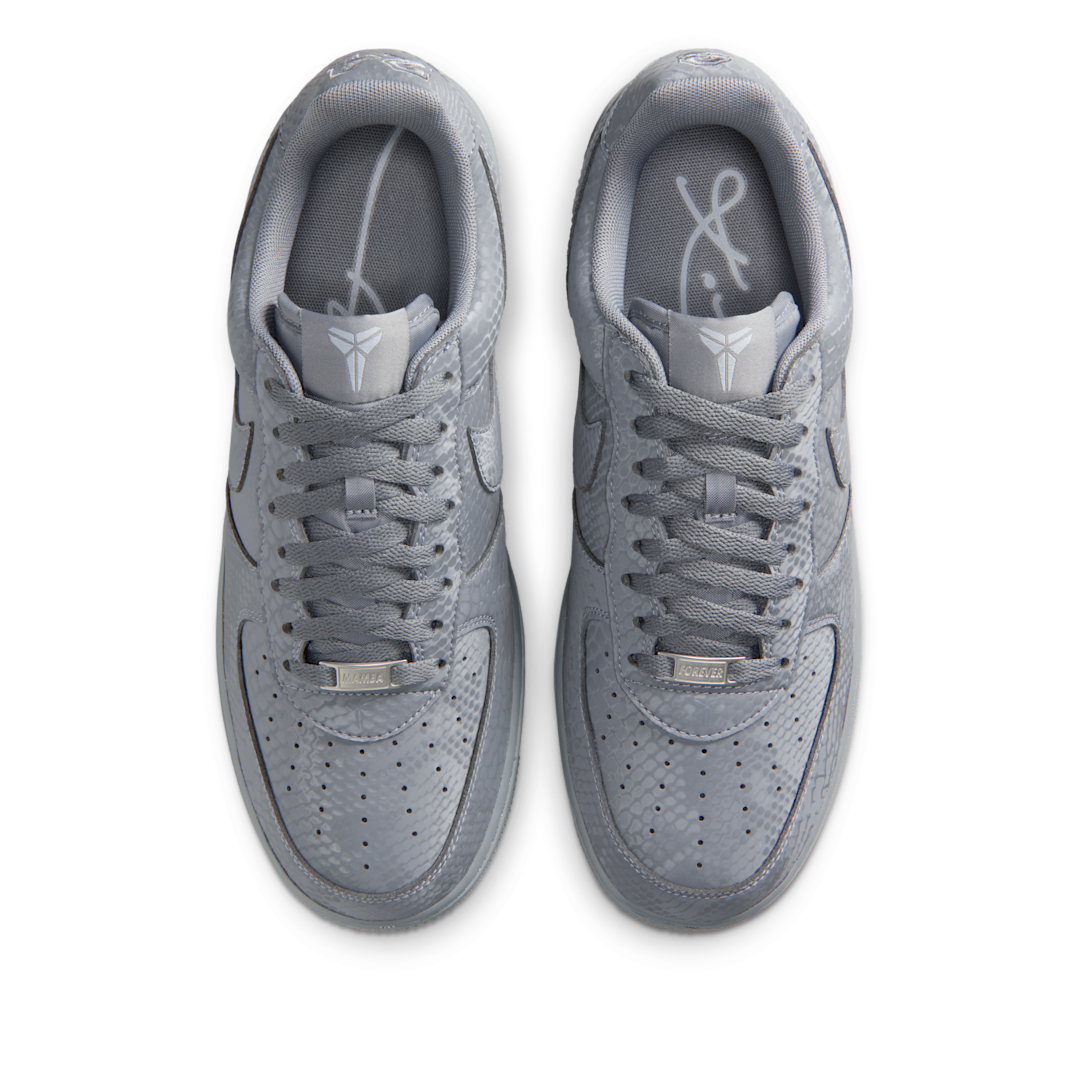 Overkicks - Nike Air Force 1 Low Kobe Bryant Forever Cool Grey (IB0018-004) - par completo