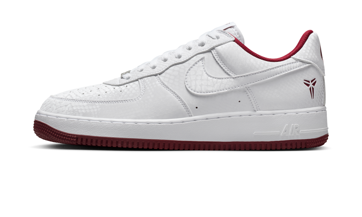 Overkicks - Nike Air Force 1 Low Kobe Bryant Forever Lower Merion Home (IB0018-101) - vista lateral