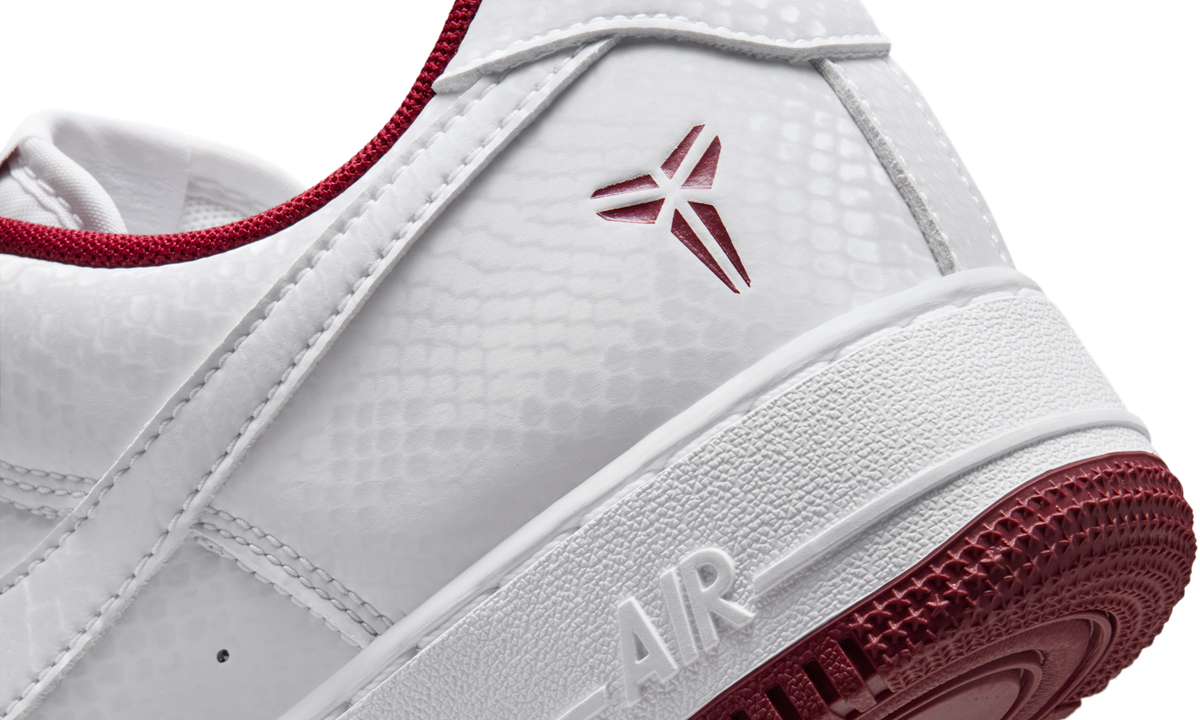 Overkicks - Nike Air Force 1 Low Kobe Bryant Forever Lower Merion Home (IB0018-101) - detalle