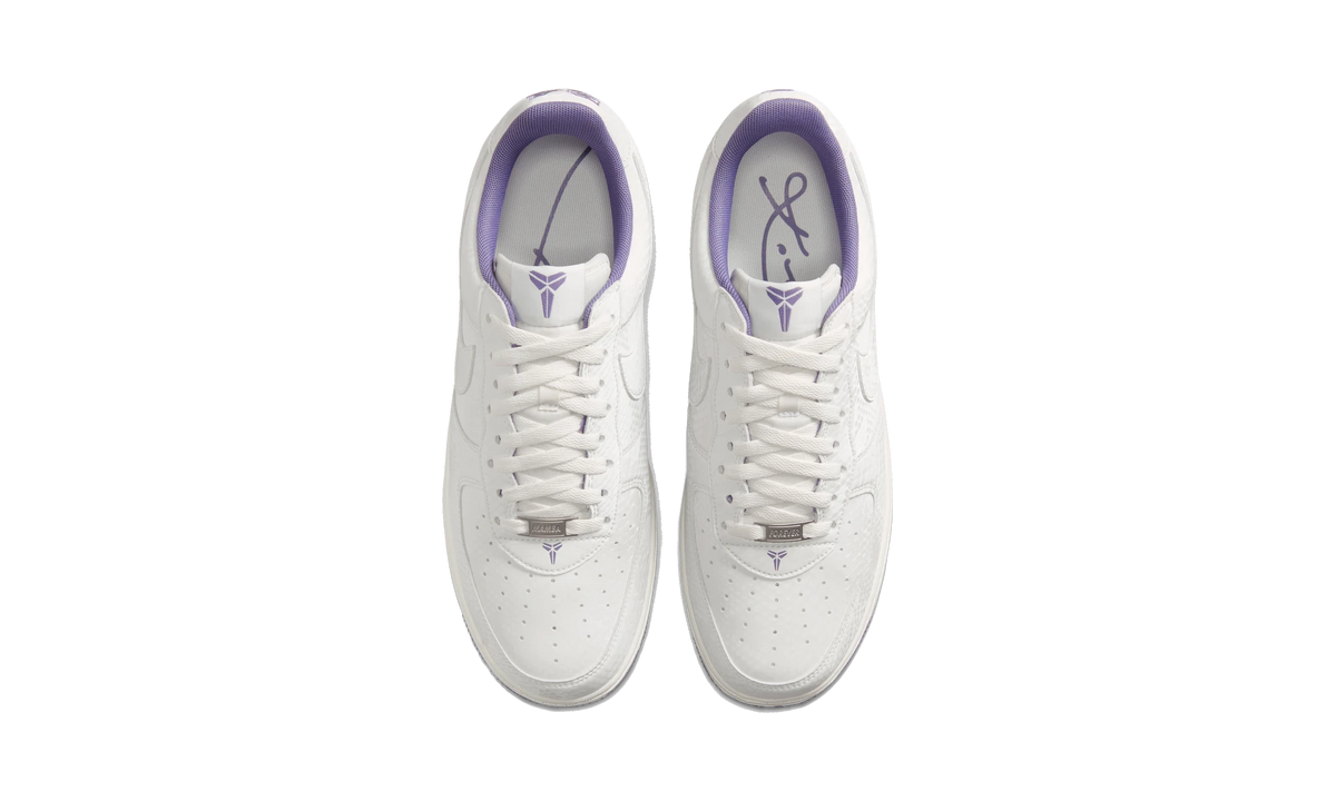 Overkicks - Nike Air Force 1 Low Kobe Bryant Forever Summit White Daybreak (IB0018-102) - vista superior