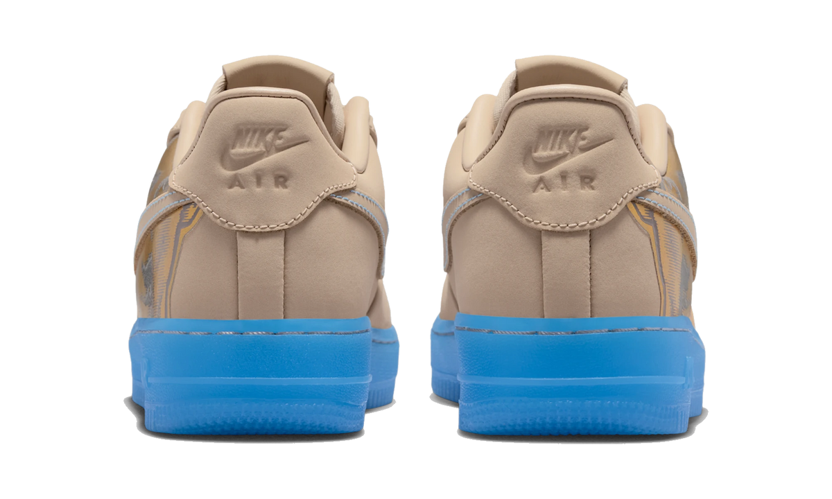 Overkicks - Nike Air Force 1 Low Kobe Bryant Linen (IQ4936-200) - detalle talón