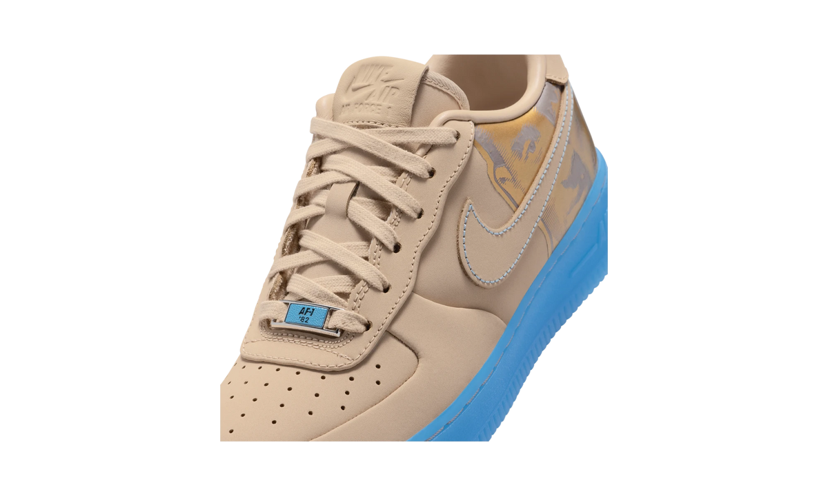 Overkicks - Nike Air Force 1 Low Kobe Bryant Linen (IQ4936-200) - detalle lateral interior