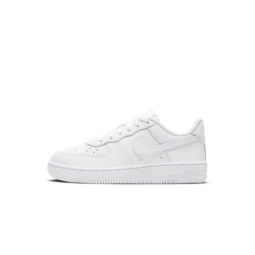 Overkicks - Nike Air Force 1 Low LE Triple White (PS) (DH2925-111) - vista lateral