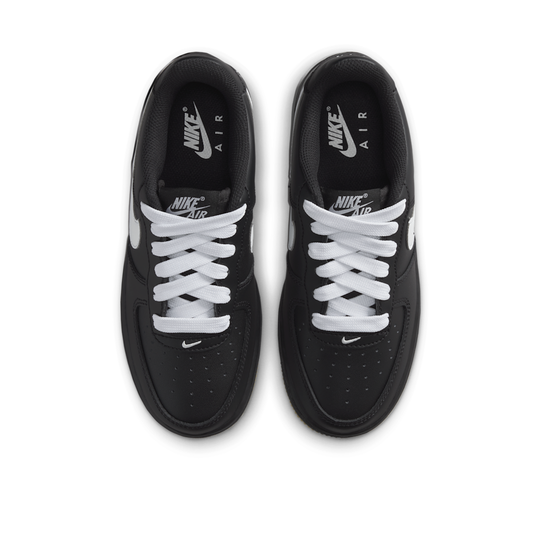 Overkicks - Nike Air Force 1 Low LV8 3 Black White Gum (HQ1911-001) - par completo