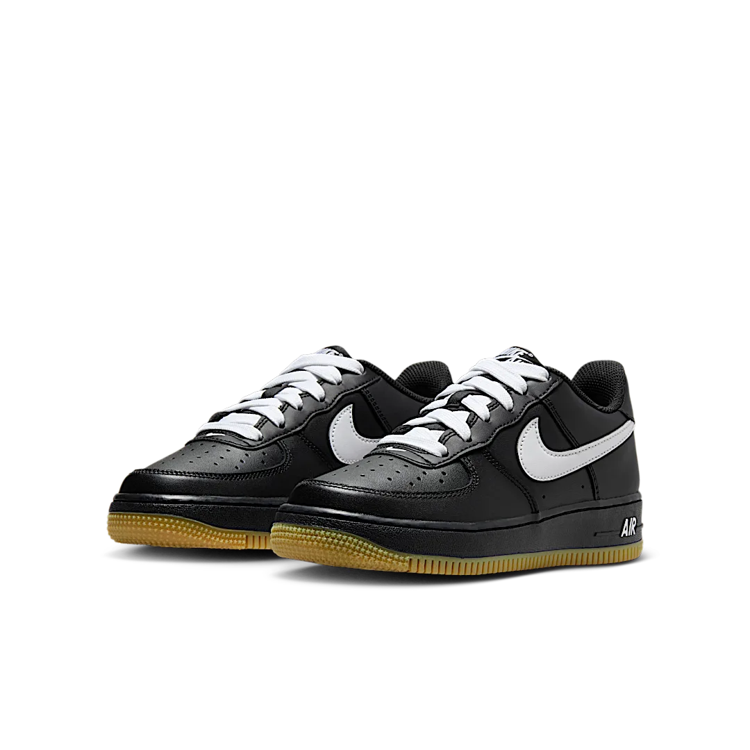 Overkicks - Nike Air Force 1 Low LV8 Black Gum Light Brown White (GS) (IB8845-001) - imagen 2