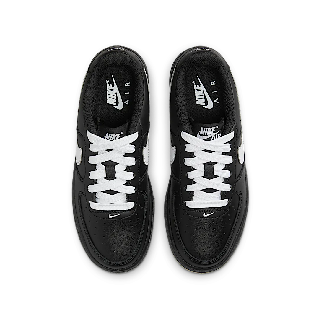 Overkicks - Nike Air Force 1 Low LV8 Black Gum Light Brown White (GS) (IB8845-001) - imagen 3