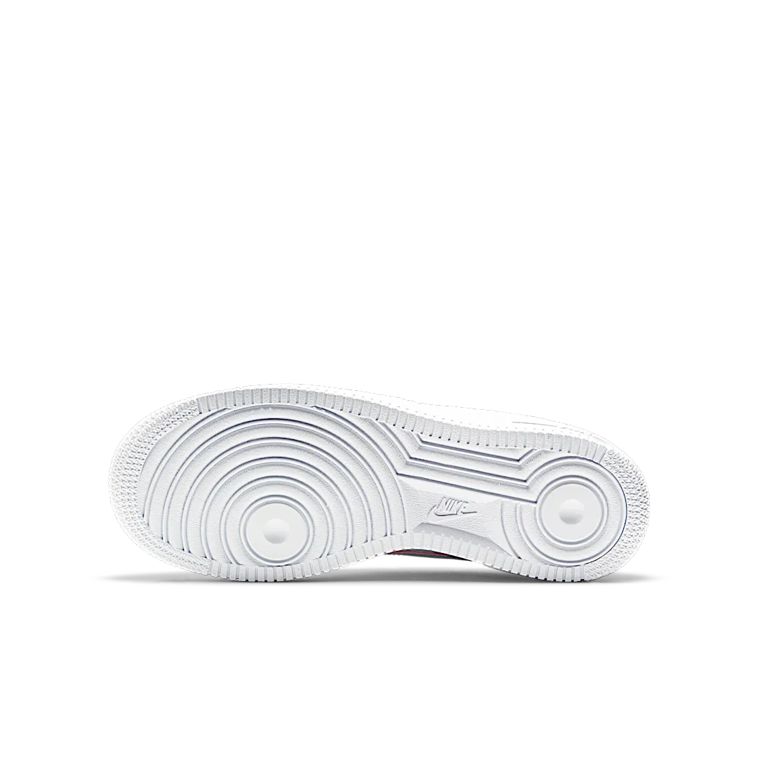 Overkicks - Nike Air Force 1 Low LV8 Double Swoosh Light Armory Blue (CW1574-100) - detalle suela