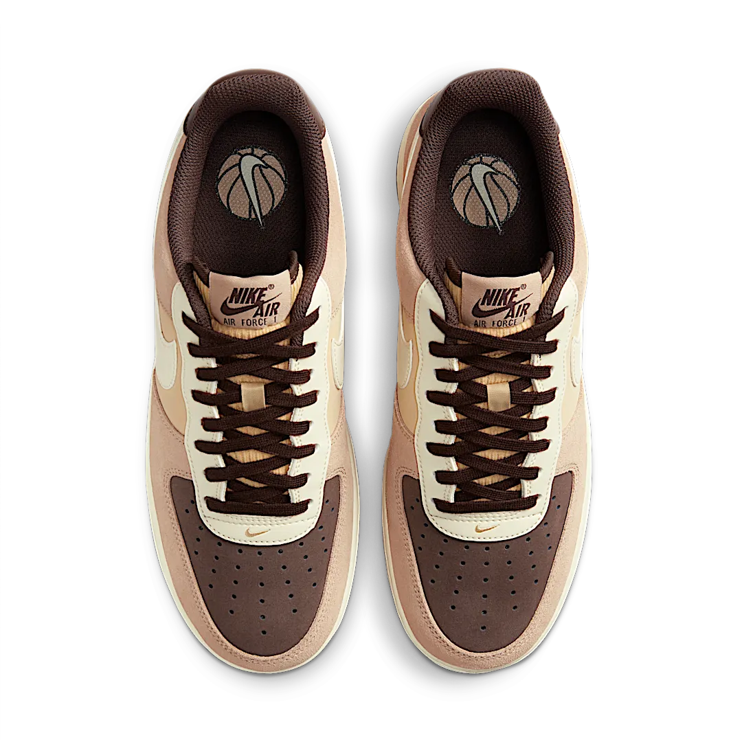 Overkicks - Nike Air Force 1 Low LV8 EMB Hemp Coconut Milk (FB8878-200) - par completo