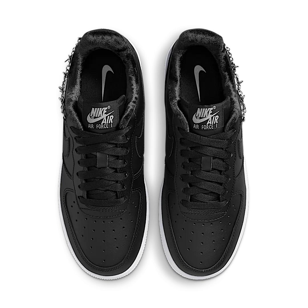 Overkicks - Nike Air Force 1 Low LX Black Pendant (DD1525-001) - par completo