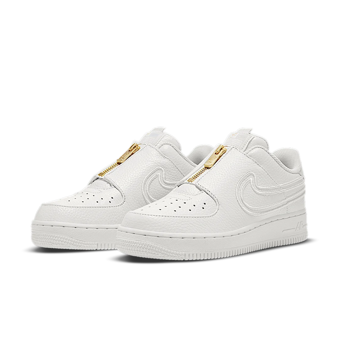 Overkicks - Nike Air Force 1 Low LXX Zip Serena Williams Summit White (DM5036-100) - vista trasera