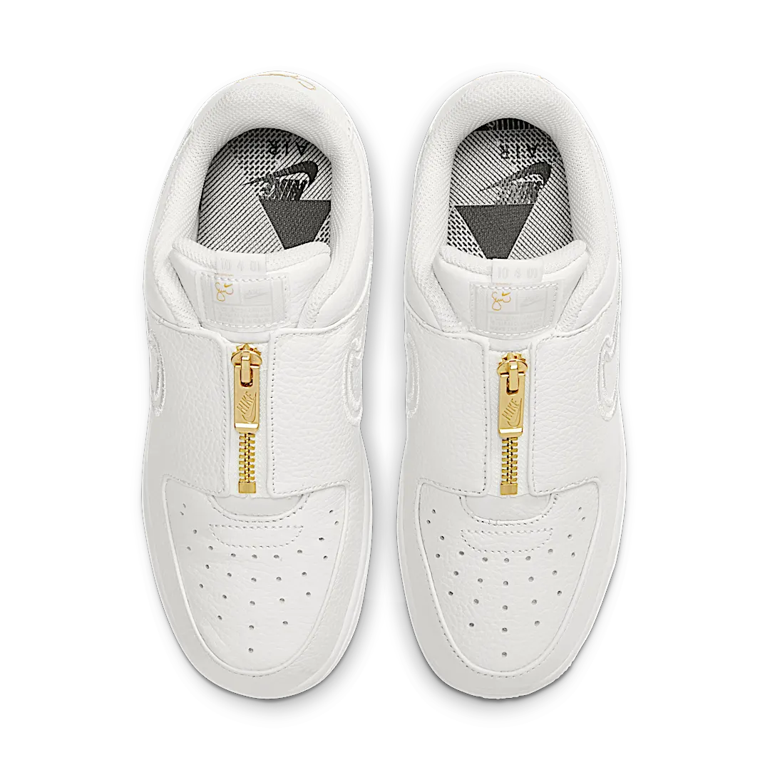 Overkicks - Nike Air Force 1 Low LXX Zip Serena Williams Summit White (DM5036-100) - par completo
