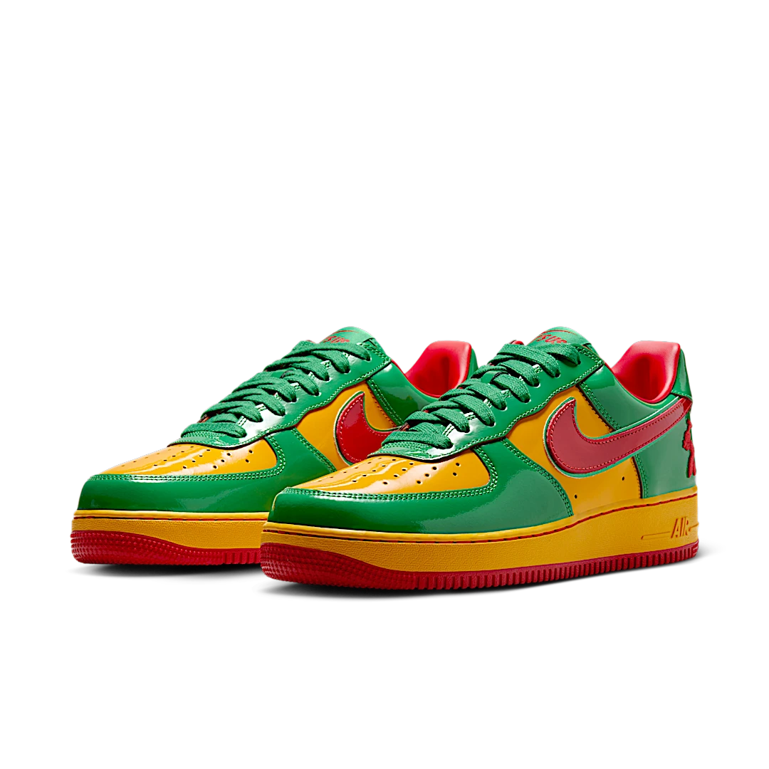 Overkicks - Nike Air Force 1 Low Lil Yachty Concrete Boys Lucky Green (IH4383-300) - vista trasera