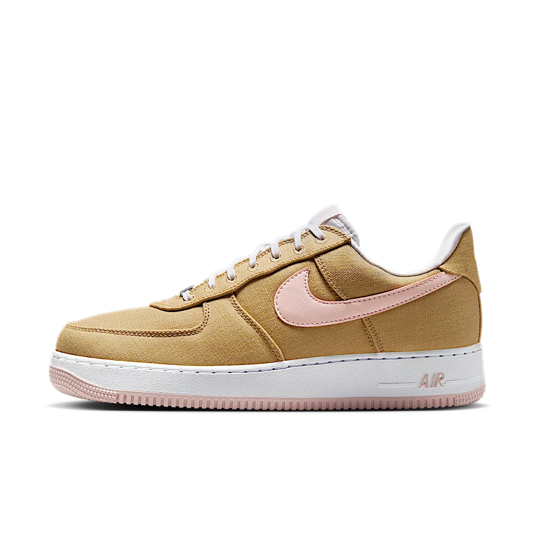 Overkicks - Nike Air Force 1 Low Linen Canvas (HV2021-200) - vista lateral
