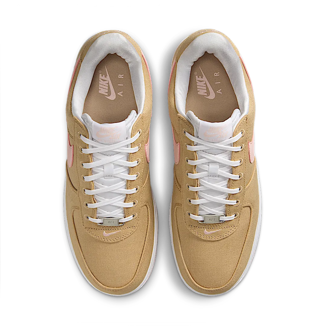 Overkicks - Nike Air Force 1 Low Linen Canvas (HV2021-200) - par completo
