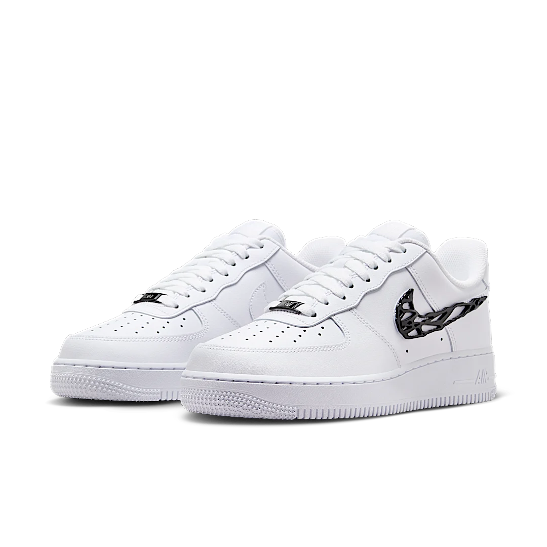 Overkicks - Nike Air Force 1 Low Liquid Metal Swoosh (IF1686-101) - vista trasera