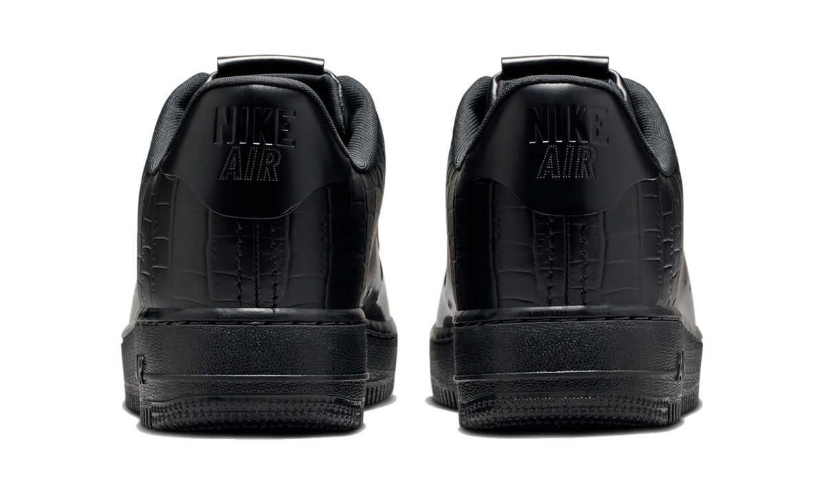 Overkicks - Nike Air Force 1 Low Made in Italy Black (IF3201-001) - detalle talón